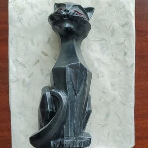 Universal Statuary Mid Century Cubist Siamese Cat Statue